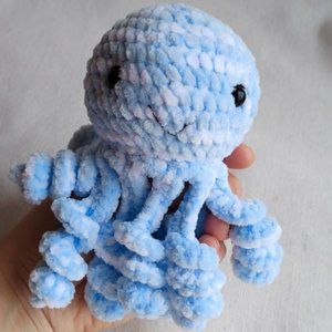Crochet sea creatures pattern, crochet octopus, octopus